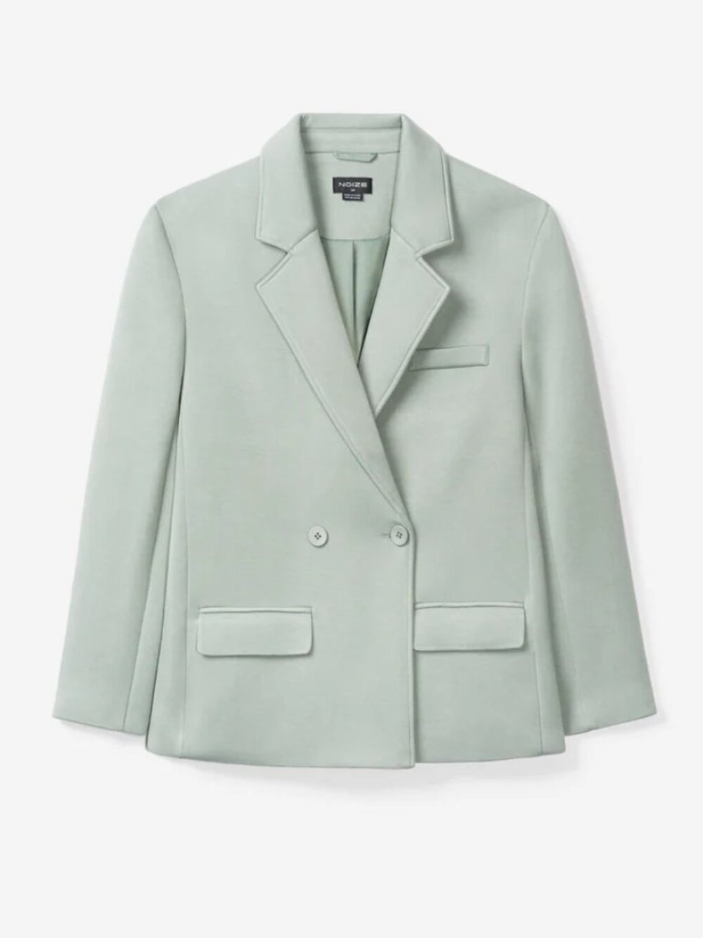 Noize Double Breasted Pastel Mint Green Blazer Jacket - Medium NWOT